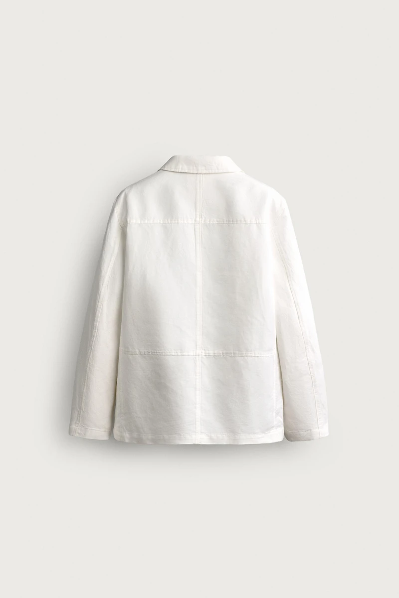 REGULAR FIT POCKET OVERSHIRT