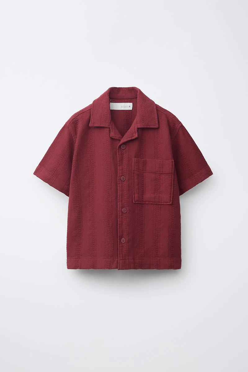 TEXTURED RUSTIC SHIRT