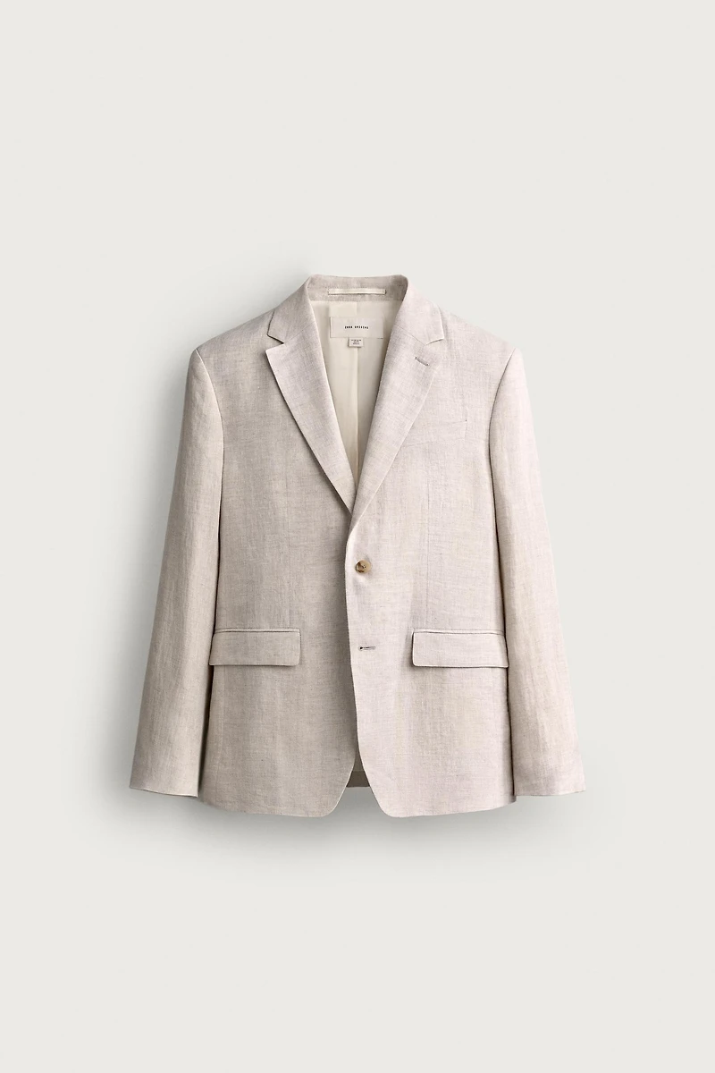 100% LINEN SUIT BLAZER