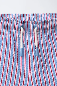1-6 YEARS / STRIPED SWIM SHORTS