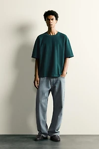 RELAXED FIT SEAM DETAIL T-SHIRT