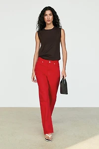 100% cotton sleeveless top
