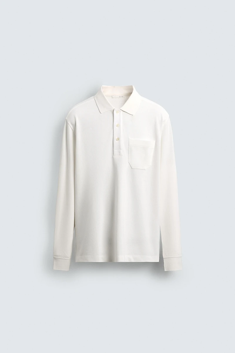 POLO PIQUÉ REGULAR FIT AVEC POCHE