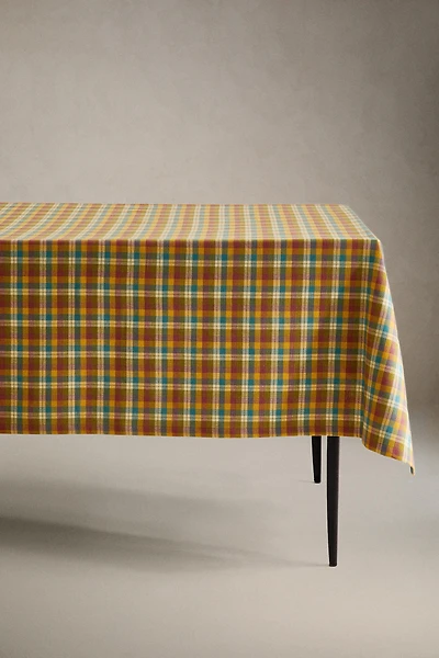 DYED THREAD TABLECLOTH