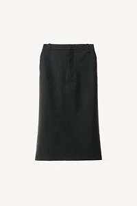 WILLY CHAVARRIA X ZARA WOOL BLEND PENCIL MIDI SKIRT