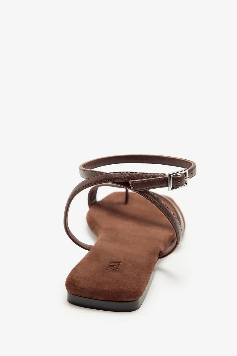 LIMITED EDITION FLAT SUEDE SANDALS