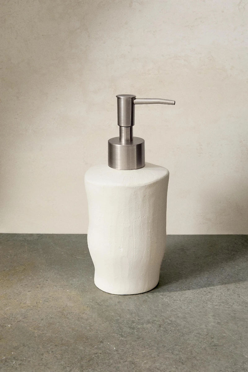 DISTRIBUTEUR SAVON CÉRAMIQUE MATE