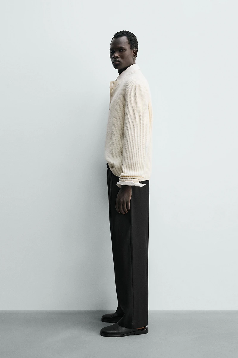 FLOWY BELTED PANTS