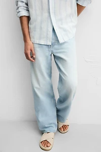 CROSSED LEATHER SANDALS