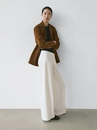 Wide-leg voluminous trousers