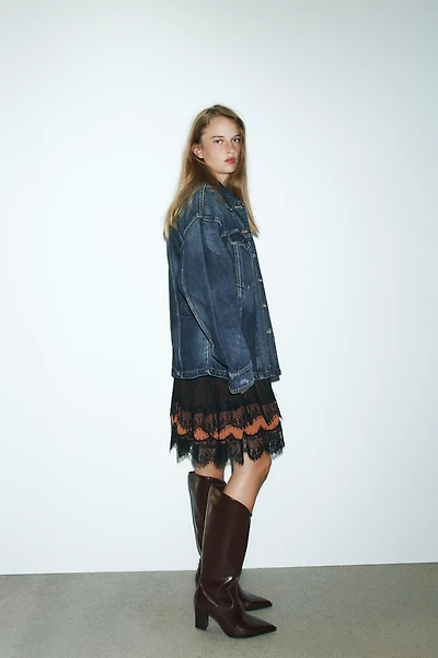 ASYMMETRIC SHAFT COWBOY BOOTS
