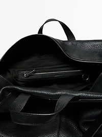 Sac duffle en cuir nappa