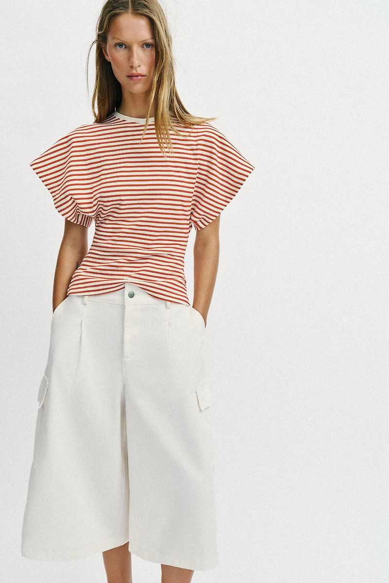 SLIM FIT STRIPED T-SHIRT