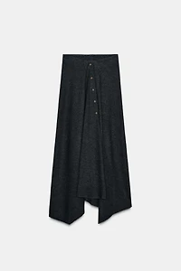 LONG SOFT RIB SKIRT
