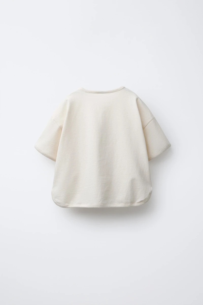 PATCH TEXT T-SHIRT