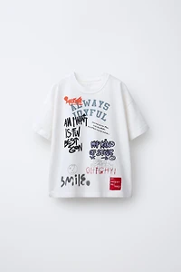 GRAFFITI PRINT T-SHIRT