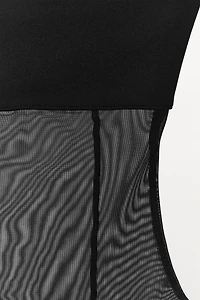 BODY BANDEAU EN TULLE COMBINÉ