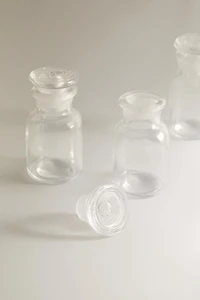 ÉPICE EN BOIS POTS EN VERRE