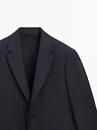Blazer 100 % laine froide