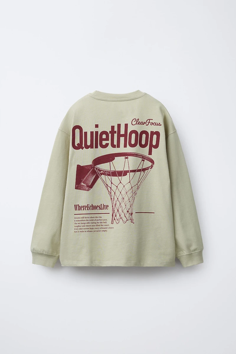 T-SHIRT IMPRIMÉ SPORTS