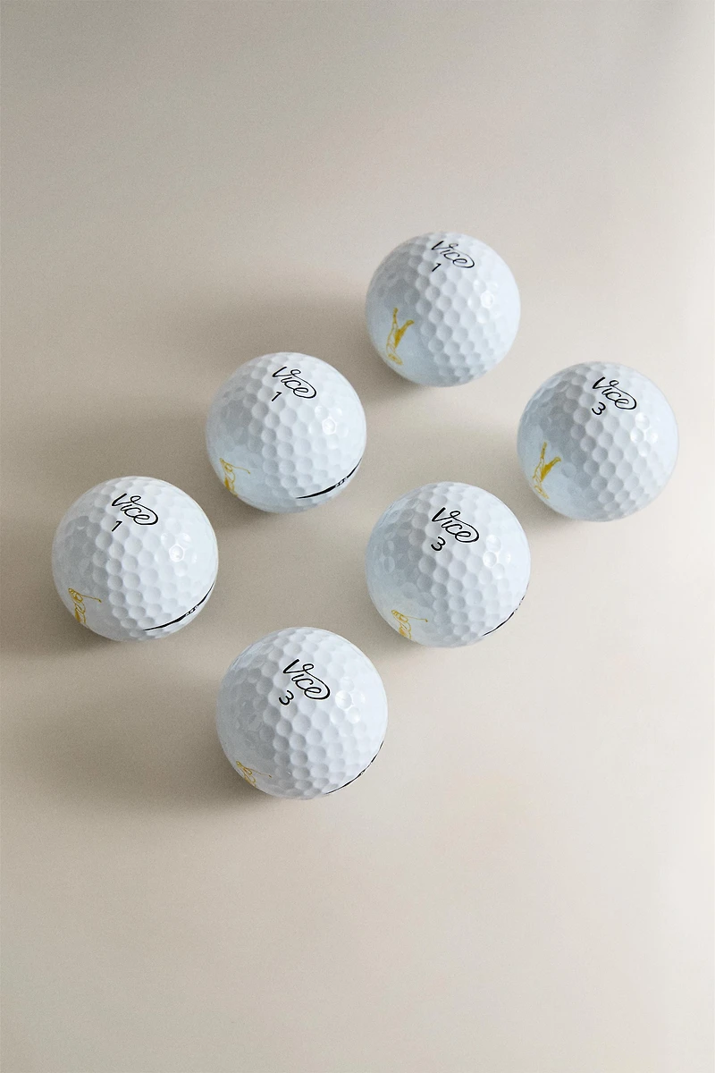 PACK DE 6 BALLES DE GOLF VICE PRO IMPAIRES