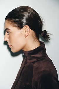TEXT VELVET JACKET