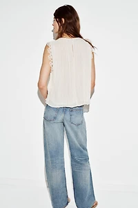 COMBINATION CROCHET TOP