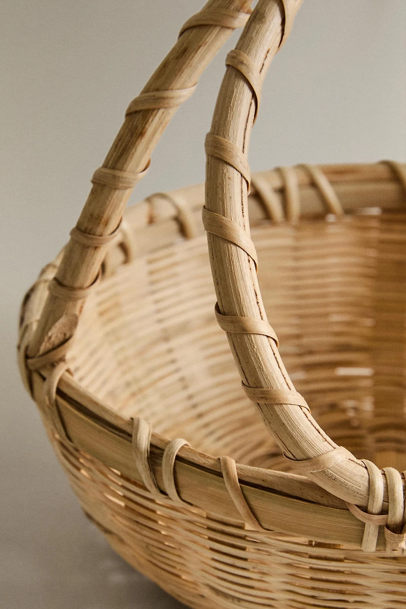 PANIER DOUBLE ANSE BAMBOU