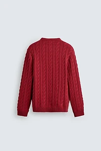 CABLE KNIT JUMPER