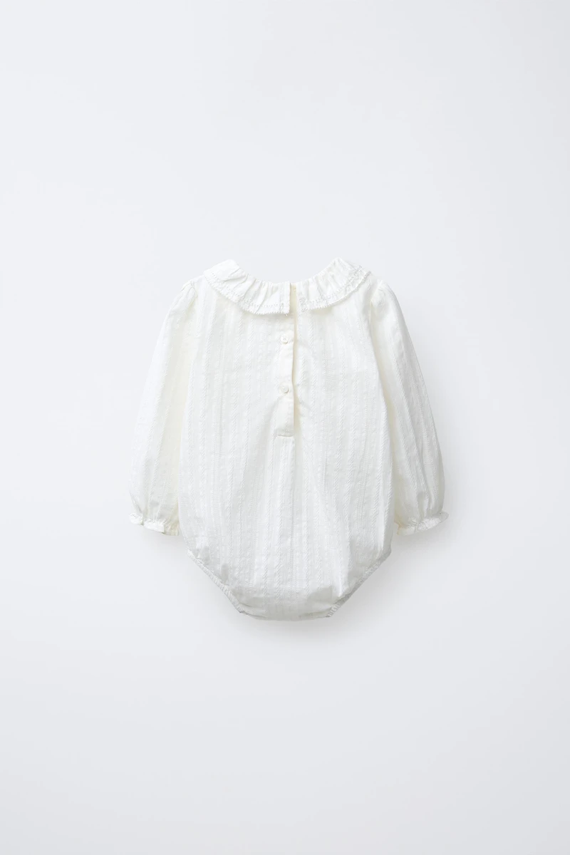 WAFFLE TEXTURED BODYSUIT