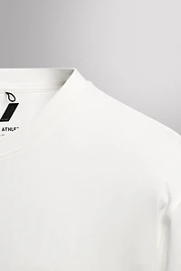 T-SHIRT BASIQUE EN COTON POUR L'ENTRAÎNEMENT