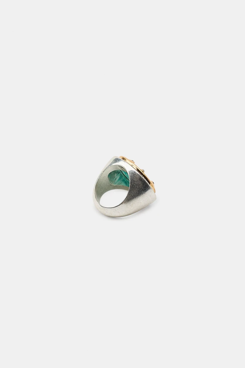 BAGUE PIERRE ET STRASS