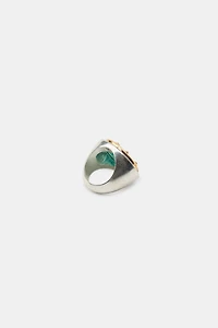 BAGUE PIERRE ET STRASS