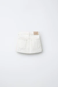 COLOR BLOCK SHORT SKIRT