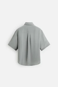 RELAXED FIT FLOWY SHIRT
