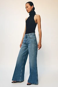 ZW COLLECTION HIGH-WAIST FLARE JEANS
