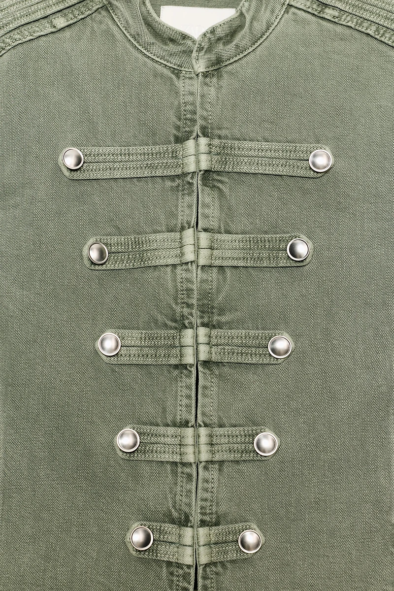 FITTED BUTTON JACKET