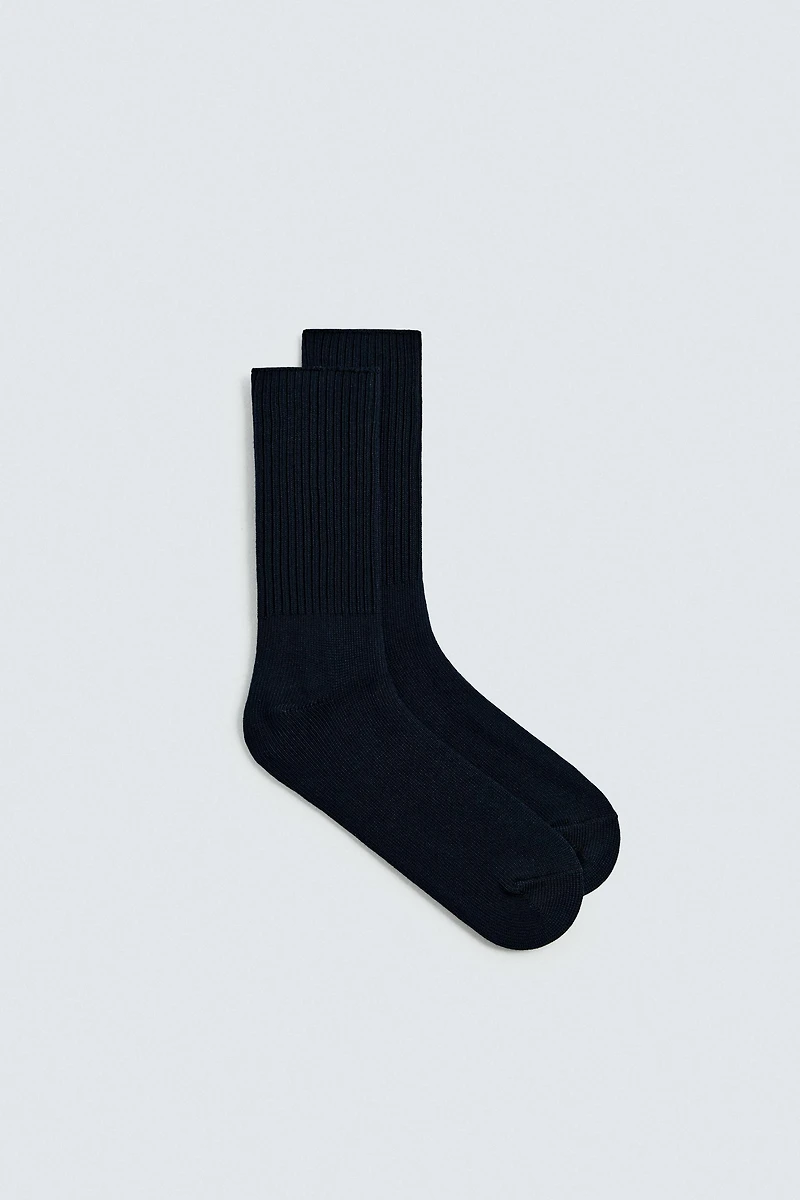 RIBBED SOCKS