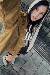 HOODED WOOL JACKET