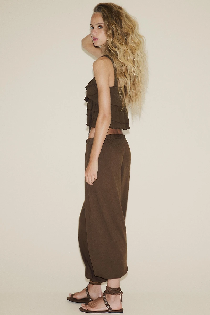 PLUSH BALLOON PANTS