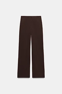 MID-RISE STRAIGHT LEG PANTS