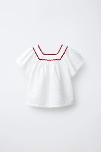 WAVE TEXTURED TOP
