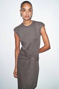 SOFT KNOTTED DRESS