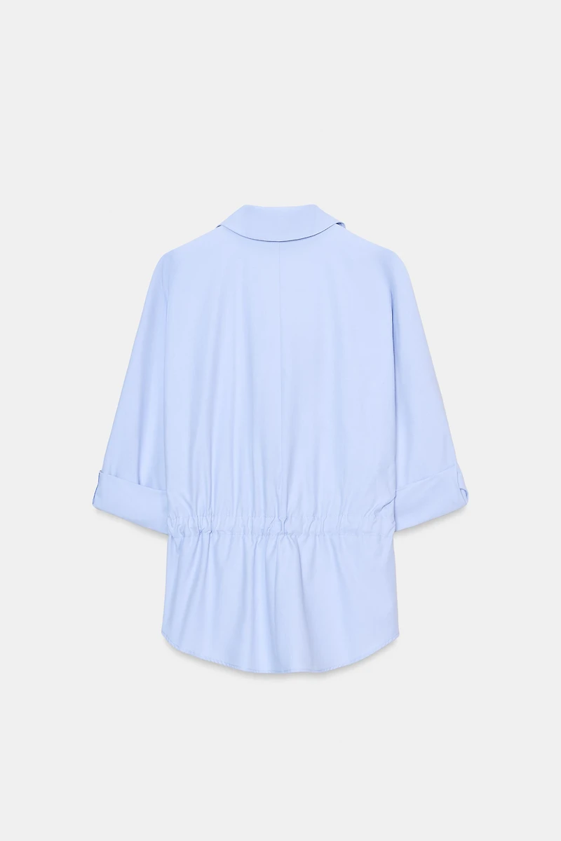 POPLIN SAFARI SHIRT
