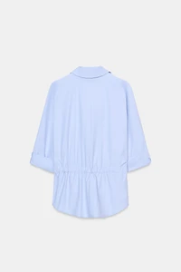 POPLIN SAFARI SHIRT