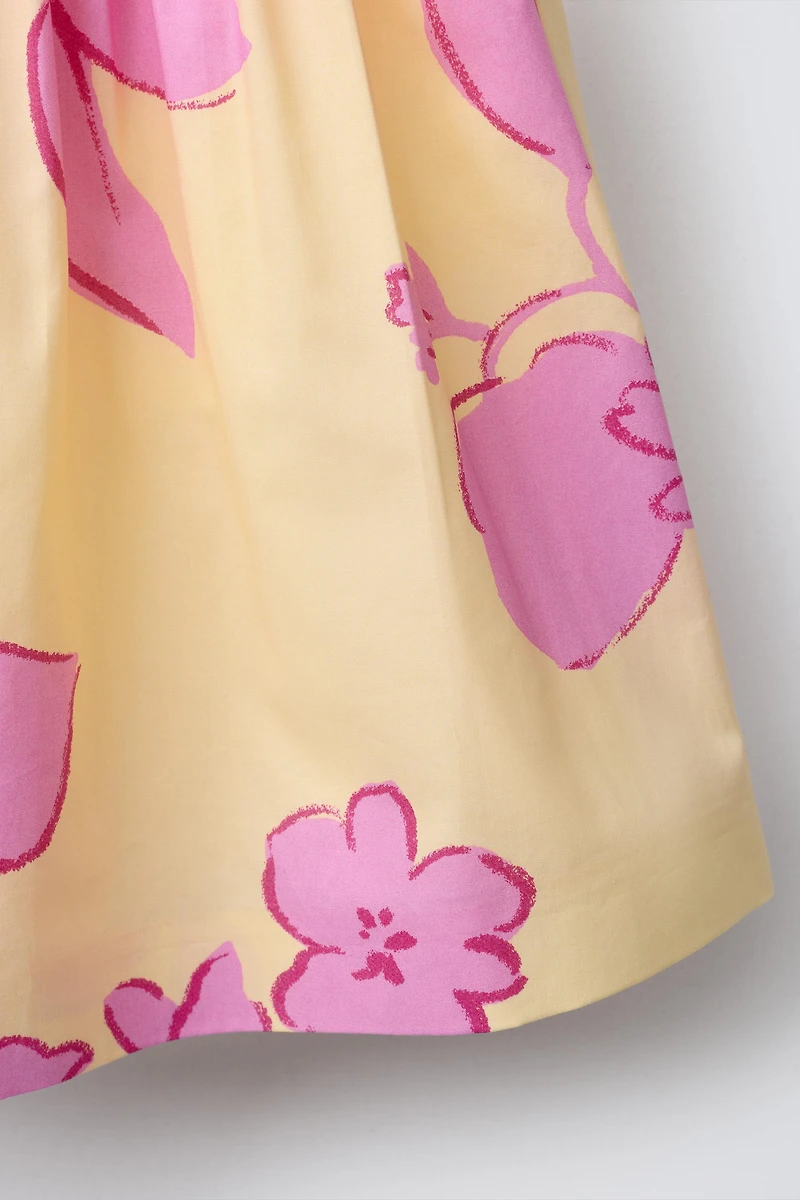 FLORAL MIDI SKIRT