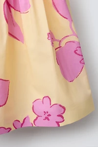 FLORAL MIDI SKIRT