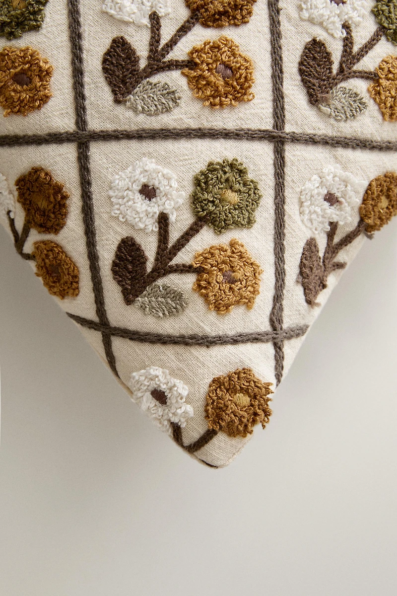 TUFTED THROW PILLOW COVER