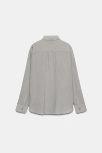 ZW COLLECTION FLOWY STRIPED SHIRT