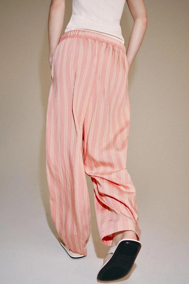 ZW COLLECTION STRIPED BALLOON PANTS